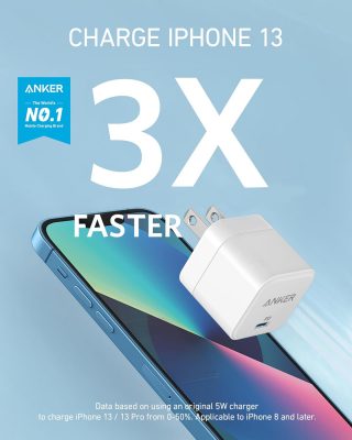 Anker 312 Charger 20W Cube - A2149 Anker 312 Charger 20W Cube - A2149